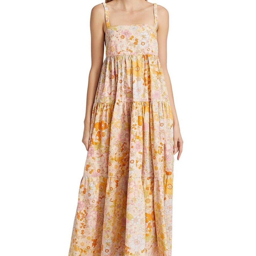 Free People Park Slope Maxi Dress - Color: Orange